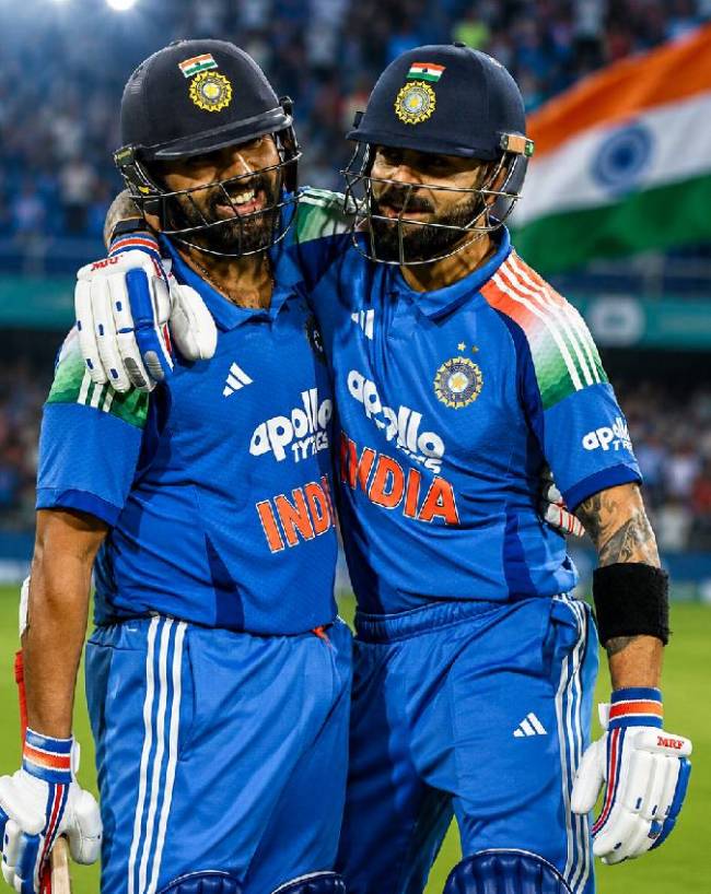 Virat Kohli and Rohit Sharma (Image generated by AI)-1-2-3
