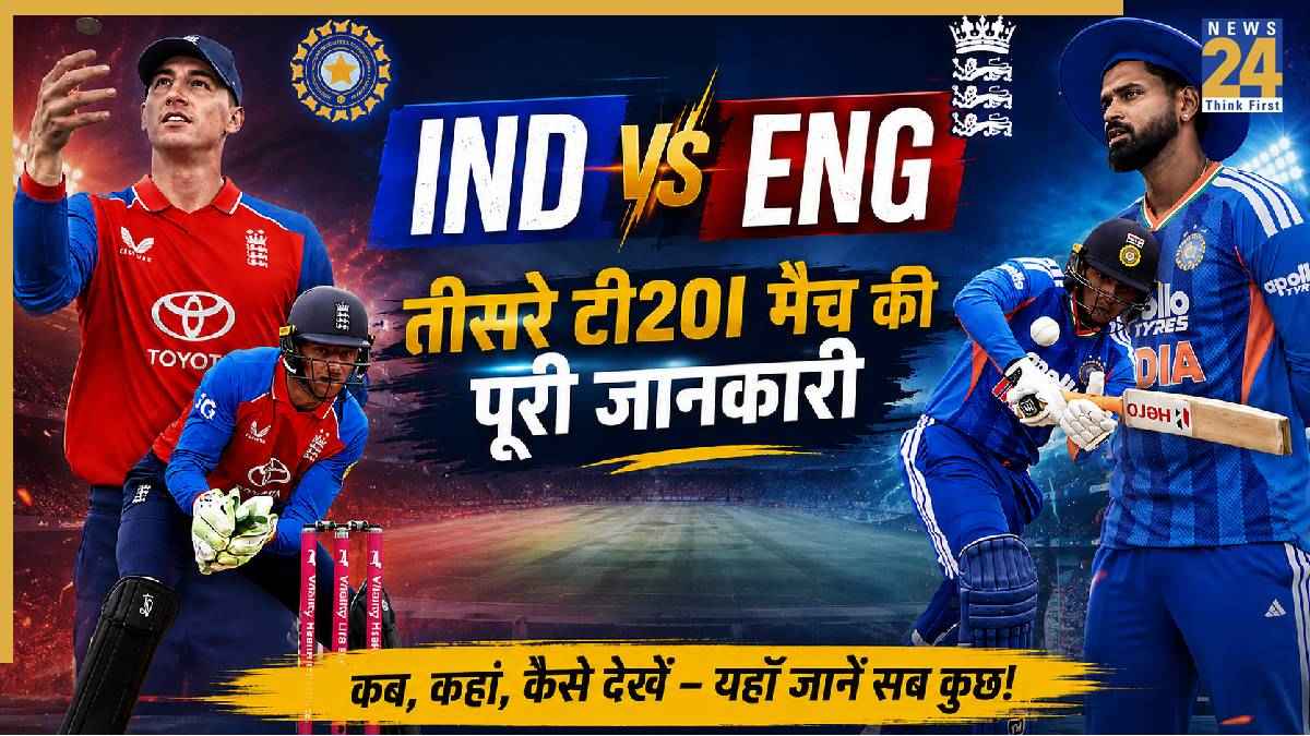 India vs England 3rd T20I (Image generated by AI)