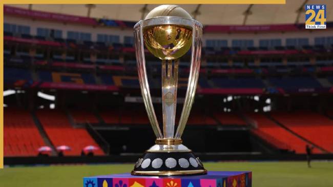 ICC ODI World Cup Trophy (PIC Credit- X)
