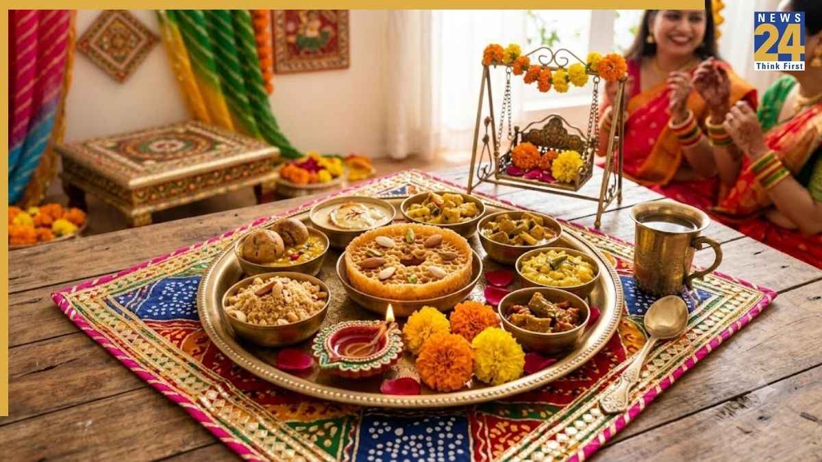 Kajari Teej Thali
