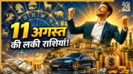 Lucky Zodiac Signs: 11 अगस्त के ग्रहों के शुभ योग से 5 राशियों को मिलेगी सक्सेस, खुलेंगे इनकम के नए रास्ते