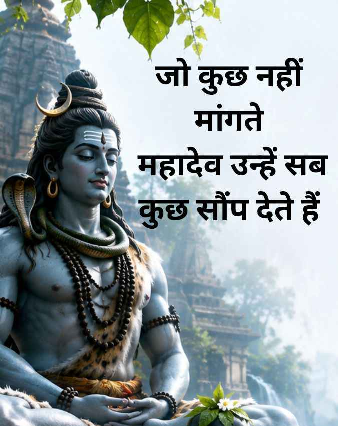 सावन सोमवार शायरी