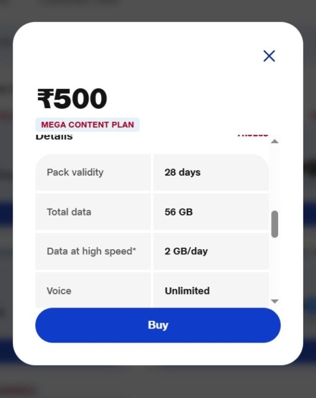 550 रुपये वाले OTT पास में 90GB डेटा