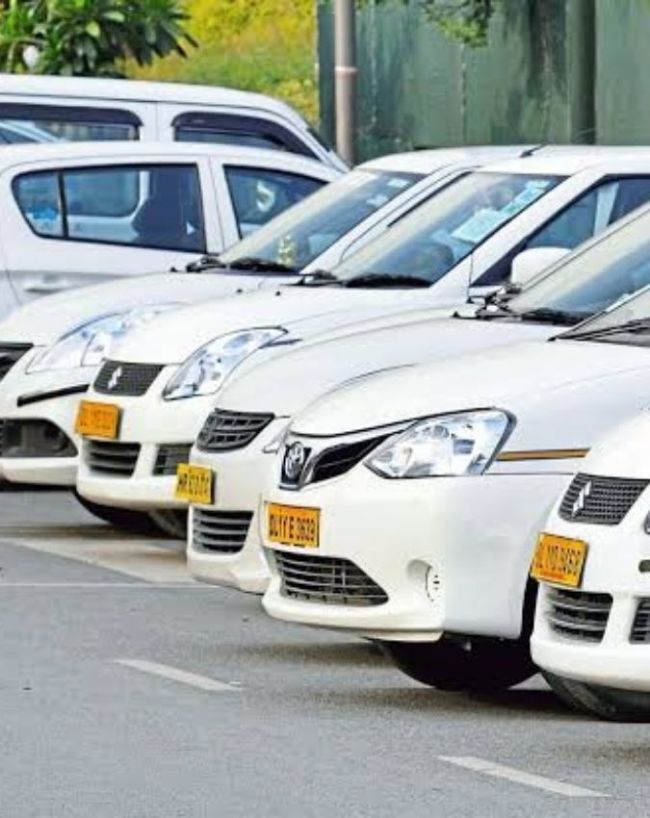 बिना कमर्शियल परमिट टैक्सी चलाने पर कार्रवाई