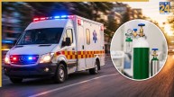 Mandla ambulance accident, Madhya Pradesh news, youth dies after oxygen runs out, Mandla Health Department, viral video MP