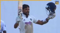 ध्रुव जुरेल शतक बनाकर जश्न मनाते हुए/ Image Source: Screengrab/ sony