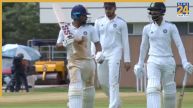 मुशीर खान बल्लेबाजी करते हुए/ Image Source: Screengrab Star Sports