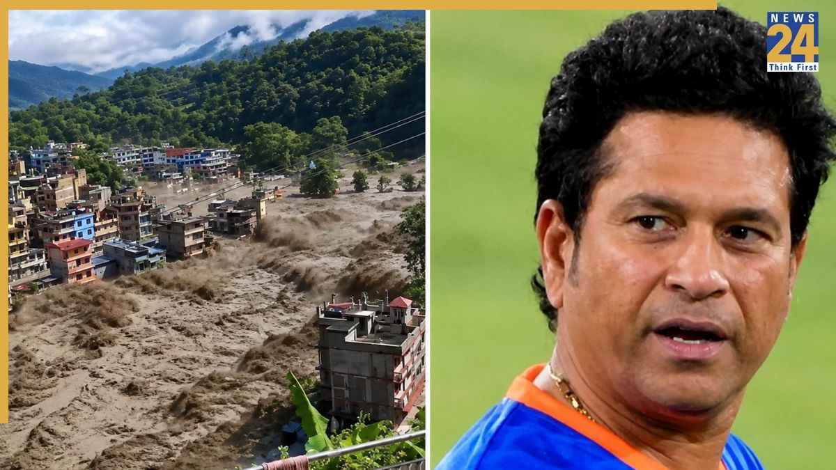 नेपाल में बाढ़ से प्रभावित परिवारों के साथ खड़े हुए सचिन तेंदुलकर, दिया खास संदेश