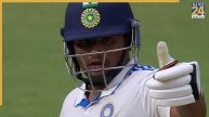 सरफराज खान बैटिंग करते हुए/ Image Source: Screengrab/ BCCI