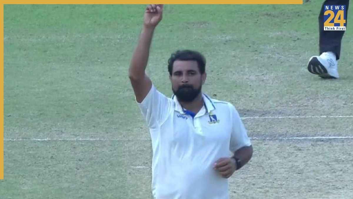 मोहम्मद शमी घरेलू क्रिकेट में/ Image Source: Screengrab/ BCCI