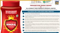 Everest Asafoetida Ban, Laljee Godhoo Asafoetida, FSSAI Action, Everest Masala Probe, Food Safety News