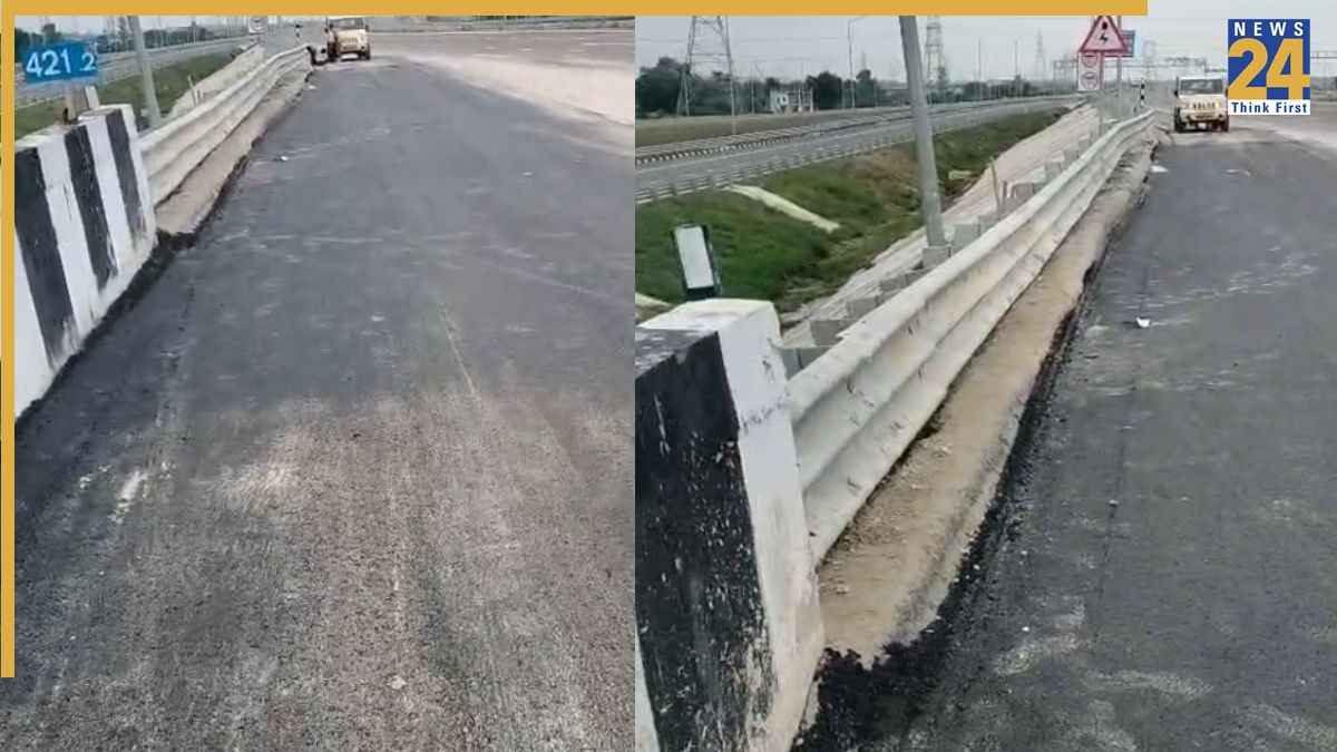 उन्नाव में बारिश से गंगा एक्सप्रेसवे की धंसी सड़क, मुस्तैद टीमों ने तुरंत किया ठीक, यातायात सुचारु