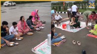 राजस्थान में एक्सप्रेसवे पर परिवार ने खाया खाना, सड़क किनारे पिकनिक का वीडियो सोशल मीडिया पर वायरल