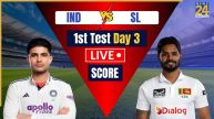 India vs Sri Lanka 1st Test Live Score