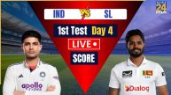 India vs Sri Lanka 1st Test Live Score