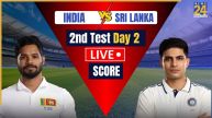 India vs Sri Lanka 2nd Test Live Score