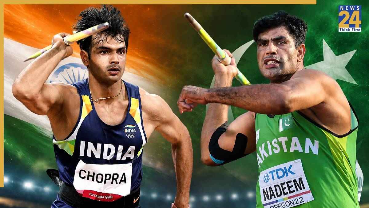 Neeraj Chopra vs Arshad Nadeem (PIC Credit -AI)