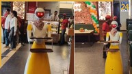 Murthal Famous Dhaba Robot Waiter Video