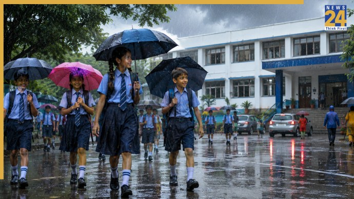 School Holiday Tomorrow 12 August 2026, Heavy Rain Alert School Closure, UP School Holiday Kanwar Yatra, MP Rajasthan Weather Alert, IMD Rain Alert Schools Closed Update