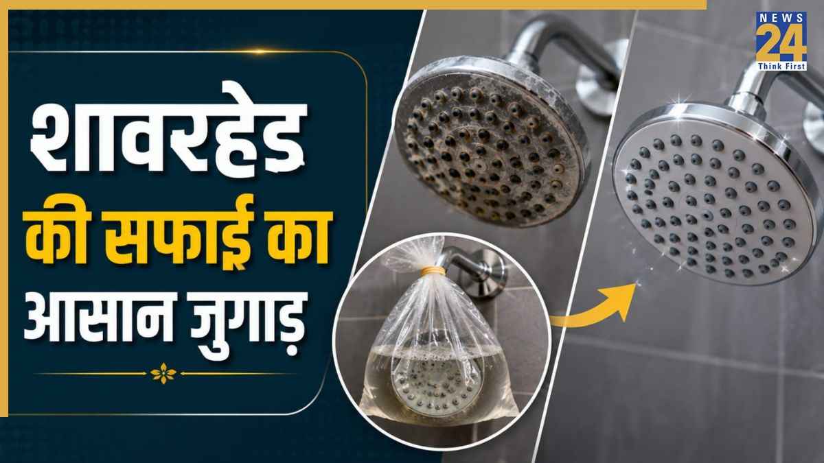 Shower head cleaning
