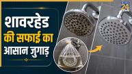 Shower head cleaning