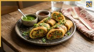 Stuffed Suji Rolls Recipe