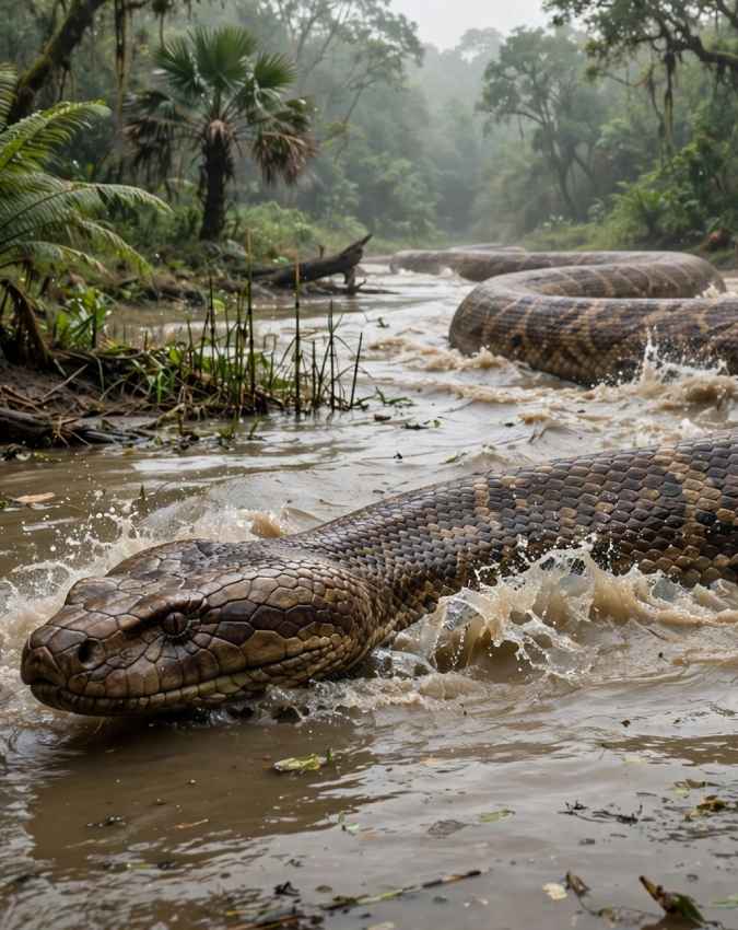 50 फीट तक लंबाई का लगाया गया अनुमान