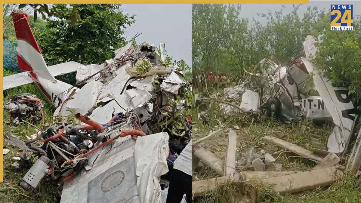 कानपुर में गंगा बैराज के पास ट्रेनिंग एयरक्राफ्ट क्रैश, इंस्ट्रक्टर और ट्रेनी पायलट की गई जान