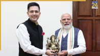 bjp mp raghav Chadha meets pm Narendra modi