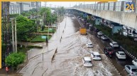 Gurugram Rain: गुरुग्राम में भारी बारिश से जलभराव और ट्रैफिक जाम, प्रशासन ने दी वर्क फ्रॉम होम की सलाह