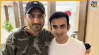 harbhajan singh and gautam gambhir