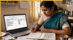 Housewife calculating income tax return ITR filing rules