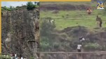 dongar family falls into gorge