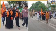 बुर्का पहनकर कांवड़ यात्रा पर निकलीं दो मुस्लिम महिलाएं… डासना मंदिर में करेंगी जलाभिषेक; बरसाए गए फूल