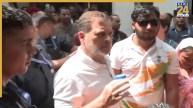 Rahul Gandhi, rahul gandhi protest, Sahil Lochab, pellet gun controversy, NEET protests, Parliament Street Police Station