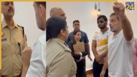 Rahul Gandhi viral video, Rahul Gandhi, Delhi Police DCP Sachin Sharma, pellet gun controversy, Parliament Street Police Station, Congress protest