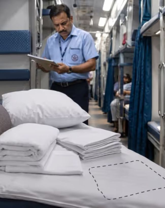 Indian Railways linen replacement schedule-1-2-3-4-5-6