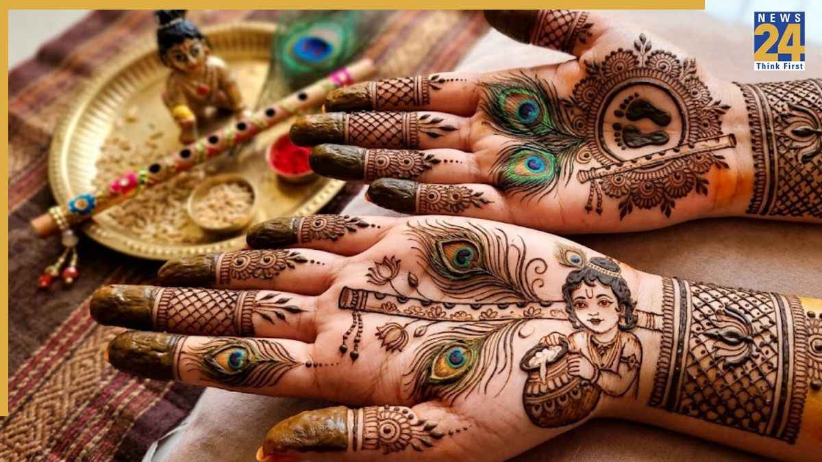 Janmashtami Mehndi: कान्हा की बांसुरी से लेकर मोरपंख तक, जन्माष्टमी पर मेहंदी में बनवाएं ये खूबसूरत डिजाइन