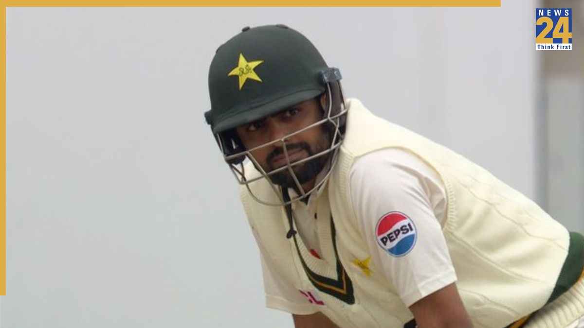 बाबर आजम आउट होने के बाद/ Image Source: Screengrab/ sony