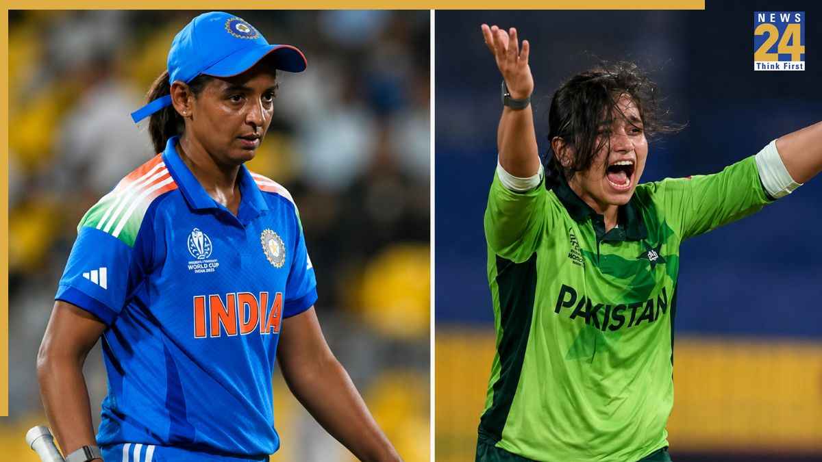 IND W vs PAK W/ Image Source: AI