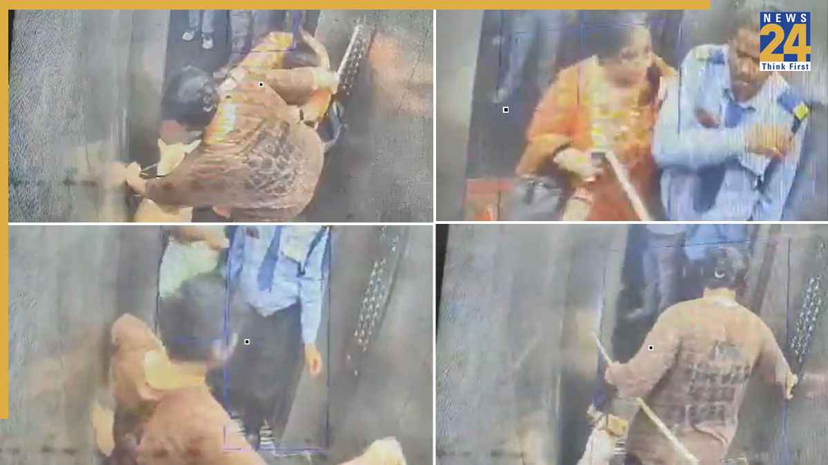 Viral Video: पालतू कुत्ते को लेकर सोसाइटी की लिफ्ट में 2 महिलाओं के बीच मारपीट, सिक्योरिटी गार्ड ने किया बीच बचाव