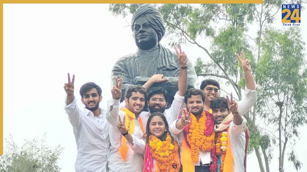 DUSU Election Results, ABVP Win DUSU, Delhi University Election, Yash Dabas ABVP, DUSU Results