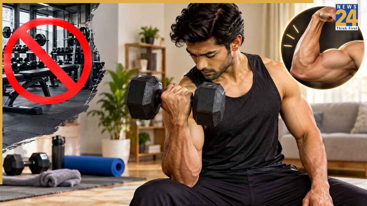 जिम छोड़िए, घर पर ही बनाएं दमदार Biceps! रोज 10 मिनट करें ये 5 आसान एक्सरसाइज