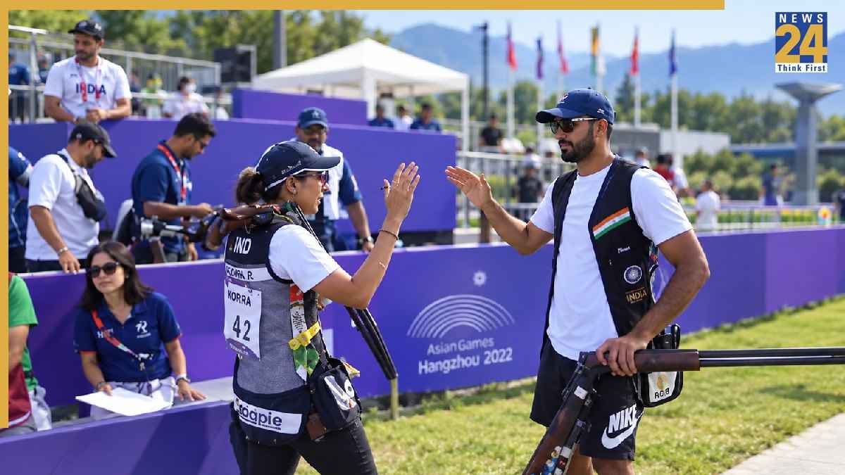 Indian mixed Skeet Team
