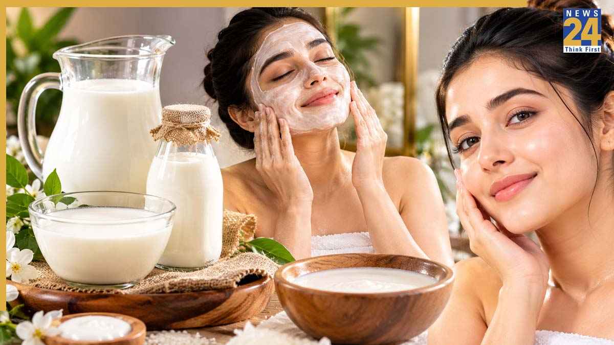 ग्लोइंग स्किन के लिए महंगे स्किनकेयर नहीं, दूध का करें इस्तेमाल! जानिए फायदे और इस्तेमाल करने का तरीका