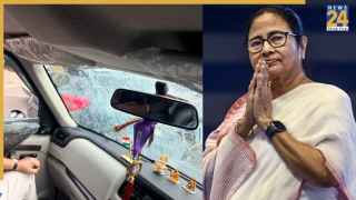 ममता बनर्जी गुट के MLA कुणाल घोष की कार पर हमला, शीशे पर फेंके अंडे-पत्थर