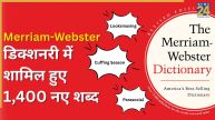 Merriam-Webster New Words