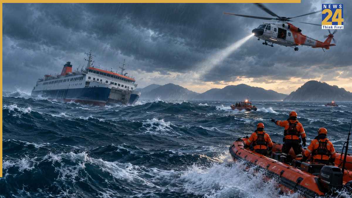 समुद्र में 243 लोगों को ले जा रहा इंडोनेशियाई जहाज लापता, 103 लोगों को बचाया गया