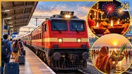 Indian Railways Festival Special Trains Passenger Crowd Concept