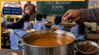 पत्नी की नौकरी गई तो रची साजिश! सरकारी स्कूल के छात्र से सांभर में गोबर मिलवाने का आरोप